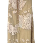 Sue Wong Nocturne Silk Beaded Halter Dress Gold Sz 8 Fringe Flapper Gatsby 30s Photo 0