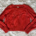 Anthropologie Far Away From Close Cropped Knit Sweater Photo 3