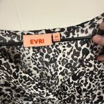 EVRI Black and White Leopard‎ Print Dress Size 3X Photo 2