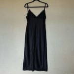 House Of CB HOUSE‎ OF CB 'Salma' Black Satin Slip Midi Dress size XL Photo 3