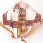 CLEARANCE! Vintage Floral & Geometric Scarf Multi Photo 0