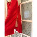 Avenue  BODY Chemise Nightgown Plus Sz 18/20 Red Lingerie Nightie 90s Y2K Photo 3