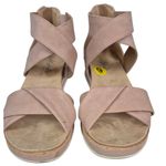 Life Stride  Velocity 2.0 Pink Ankle Strap Zip Back Sneaker Sandals Sz 9 Photo 1