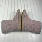 UGG  AUSTRALIA Classic Short Purple Suede Boots Sheepskin Women’s Size 7 Photo 8