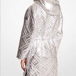 Michael Kors Michael by Metallic Puffer Jacket Photo 1
