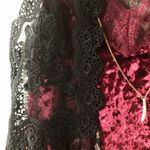 No Boundaries  Womens Sheer Coverup With Velour Cami Size 21 Juniors Photo 4