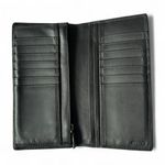 Coach  Black Embossed Leather Wallet Photo 4