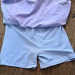 Athleta  Expedition Dress Liliac Blue 4 EUC Attached Shorts Pockets Photo 4