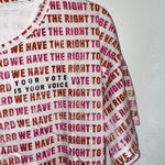 Anthropologie NWT $58 Right To Be Heard Graphics Top M Photo 6