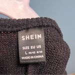 SheIn Black double side slit tie front wrap dress-see pictures for fit Photo 3