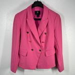 House of‎ Harlow 1960 Pink Blazer Double Breasted Gold Buttons Career Size Large Photo 1