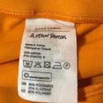 & Other Stories & Other Stories Orange High Waist Yoga Workout Athletic Biker Shorts Size 8 Photo 4