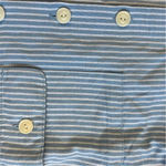 NWT Outerknown Azure Blue Pinstripe Jumpsuit Blue Size XS Photo 7