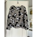 Disney ‎ Mickey Mouse Adult XL Fuzzy Fleece Sleepwear Sweatshirt Photo 3