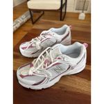 New Balance 530 Sneakers in White Pink Metallic Size 6.5 Photo 4