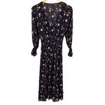 Reformation  Fia Dress - Romy Black Pink Floral Photo 11