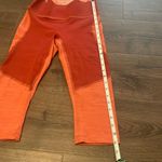 Outdoor Voices  Orange and Maroon Capri Leggings, Size Small Photo 2
