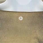 90 Degree By Reflex Rib Twist Cropped Top Long Sleeve Night Sage Green M Green Size M Photo 3