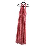 Tulle Size Medium Dark Pink Floral Maxi Dress Photo 1