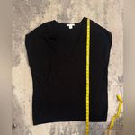 August Silk  Black V-Neck Sweater Photo 5
