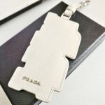 Prada Saffiano Leather Logo Trick Bag Charm Photo 2