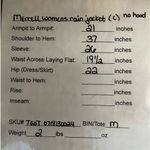 Merrell  women’s opti-shell 2 layer waterproof breathable rain jacket , size L‎ Photo 13