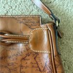 Patricia Nash  Map Print Leather Crossbody Bag Brown Vintage Adjustable purse Photo 12