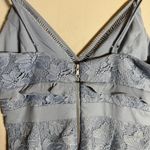 Bardot  Vienna Lace Midi Dress Women's 6 Small Dusty Blue Floral Cocktail Party Photo 12