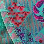 Lavon Vintage 90s Aqua Print Streetwear Windbreaker Bomber Track Jacket Size S Photo 10