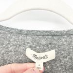 Madewell Womens Fall Balletcore Wrap Long Sleeve Bodysuit Size S Heather Smoke Photo 3