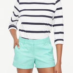 J.Crew Chino Shorts Size 00 Mint Green 100% Cotton Photo 0