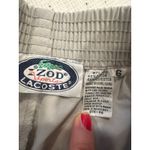 Lacoste Vintage preppy  Sport Shorts Gray Elastic Pocket Logo women's Size 6 Photo 4
