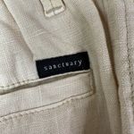 Sanctuary  NWT natural linen pants 4 pocket pants 28 Photo 4