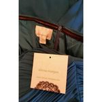 Donna Morgan Strapless Formal Maxi Party Dress Jade Teal Pleated  ModCloth Size 2 Photo 6