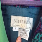 Stefano’s by Stephan Carey vintage paisley blazer jacket 8 wool Green Photo 2
