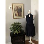 Xhilaration Lace Dress M Sleeveless Lined Keyhole Back Two Button Zipper Side Photo 6