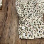 Etophe studios  Women’s Sz Small Blouse Cropped Floral Print Button Boho Cottage Photo 6