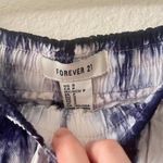Forever 21 blue and white tie dye shorts  Photo 3