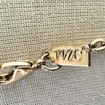 1928 Jewelry Floral Butterfly Pendant Necklace with Ring Holder Loop Photo 8