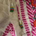 Farm Rio  Colorful Embroidered Pants Photo 6