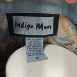 Indigo Moon Womens Medium Jean Tribal Dressy Jacket Embroidery Boho Artsy Spring Blue Photo 2