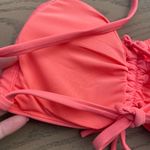 Aerie NWT  bandeau coral orange pink bikini swim top halter padded small Photo 7