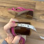 ALOHAS  Indiana Mule High Heel Suede Sandals Fuchsia Pink Photo 8