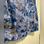 Woman’s Ruby Rd. Top Blue Gold White Floral (425) Size L Photo 1