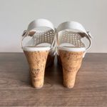 SO  Taffy White Women's Wedge Sandals Size 9.5 #B1573 Photo 4
