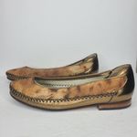 Bottega Veneta  Two Tone Stitch Detail Bronze Tan Flats Size‎ 43.5 Photo 2