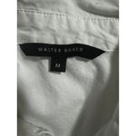 Walter Baker  White Ruffled High-Low Button Front Top Whimsy Bridgerton – Size M Photo 5