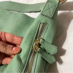 Mint Leather Hobo Bag Green Photo 4