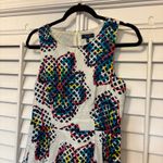 Kaari Blue Kaari White‎ Floral Linen Dress Size 6 Photo 2