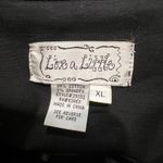 Live a Little  Black Jacket Classic Minimalist Basic Trucker Photo 5